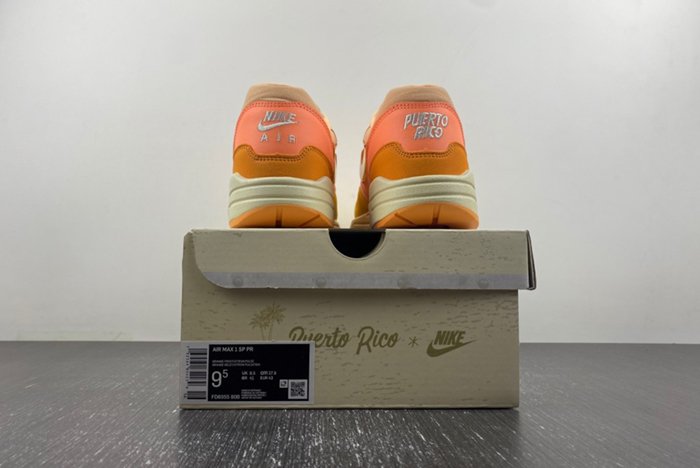 Nike Air Max 1 Puerto Rico “Orange Frost” FD6955-800