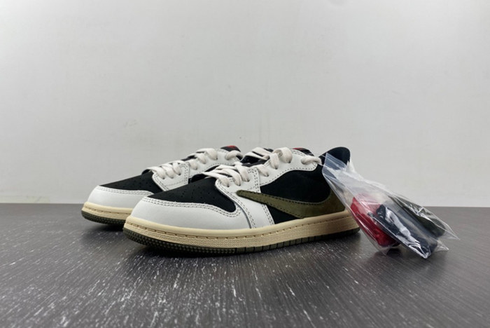 TRAVIS SCOTT X AIR JORDAN 1 LOW OG PS ''OLIVE''  DZ5909-106