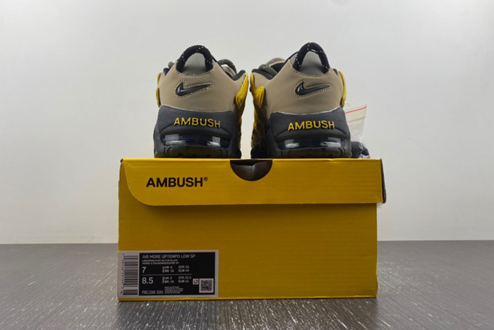 AMBUSH x Nike Air More Uptempo Low “Limestone” FB1299-200