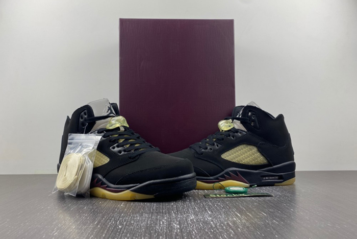 A Ma Maniére x Air Jordan 5 “Black” FD1330- 001