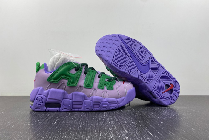 Detailed Look at the AMBUSH x Nike Air More Uptempo Low "Lilac" FB1299-500