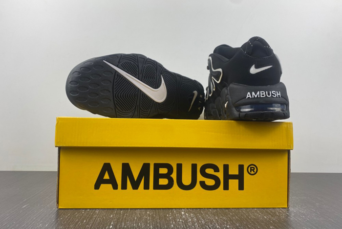 AMBUSH x Nike Air More Uptempo Low “Black/White” FB1299-001