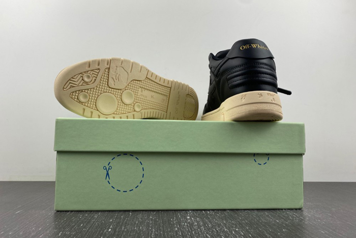 OFF-WHITE Out Of Office  All black rubber color