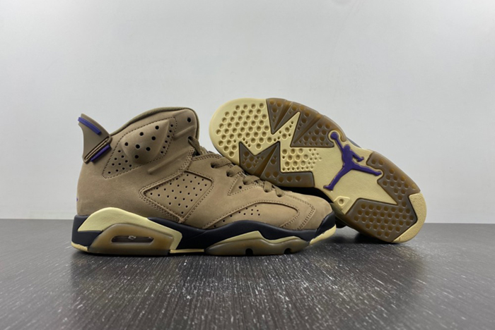 Air Jordan 6 WMNS Gore-Tex “Brown Kelp”  FD1643-300