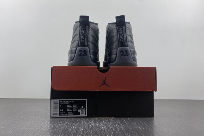 Air Jordan 12 “Black/Wolf Grey” CT8013 019