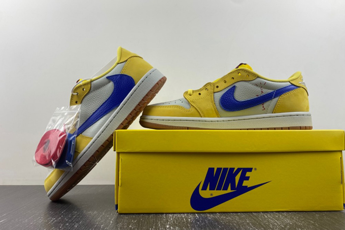 Travis Scott x Air Jordan 1 Low OG “Canary” DZ4137-700