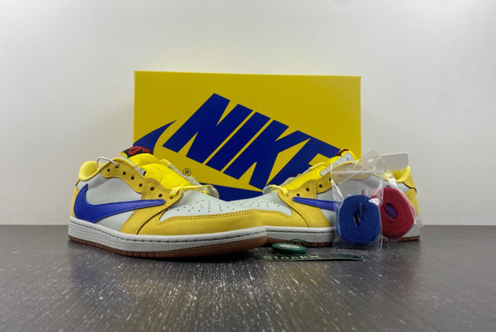 Travis Scott x Air Jordan 1 Low OG “Canary” DZ4137-700