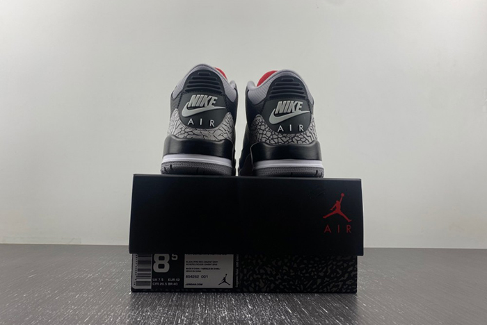 Air Jordan 3 Retro Black Cement  854262-001