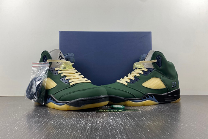 Air Jordan 5 "Navy Green”  FZ5758-003