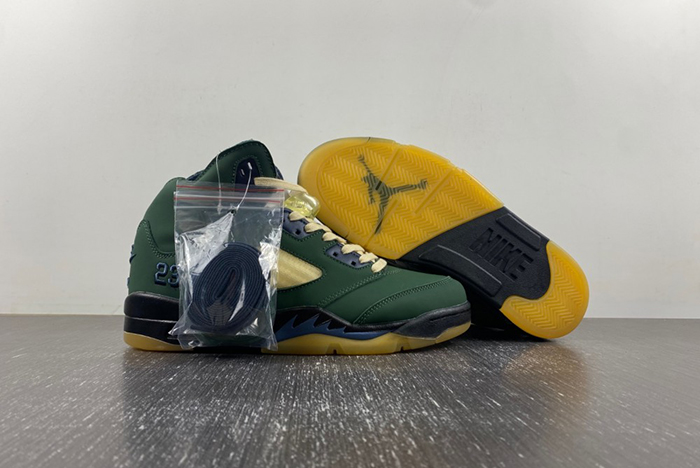 Air Jordan 5 "Navy Green”  FZ5758-003