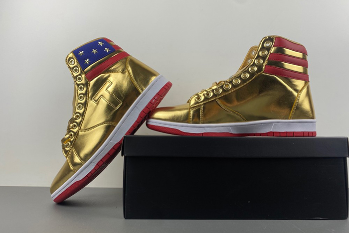 DONALD NEVER SURRENDER GOLD COLOR