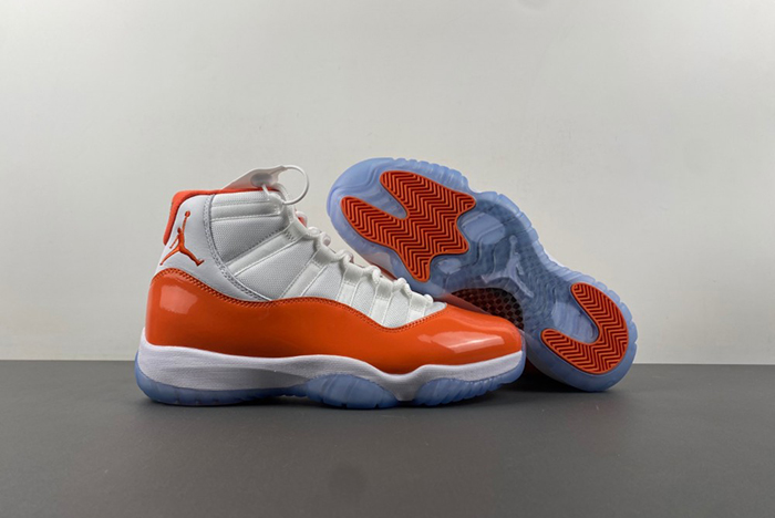 Air Jordan 11  white-orange