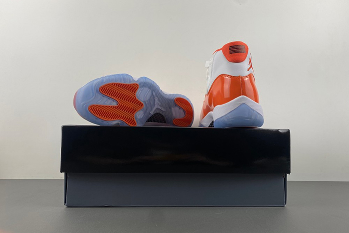 Air Jordan 11  white-orange