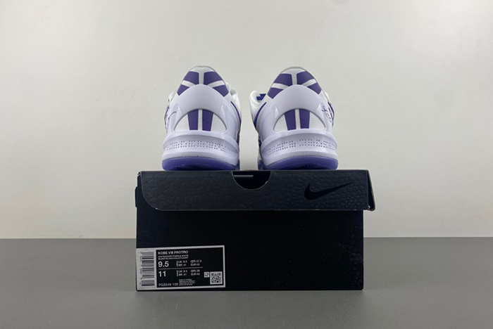 Nike Kobe 8 Protro “White Court Purple” FQ3549- 100