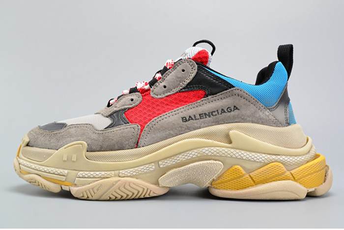 Ba*len*cia*ga triple s trainer red/ blue/ yellow 490673-w06e3-4365