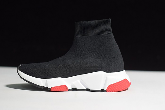 Ba*len*cia*ga speed stretch-knit mid sneakers 494371 w05g0-1000