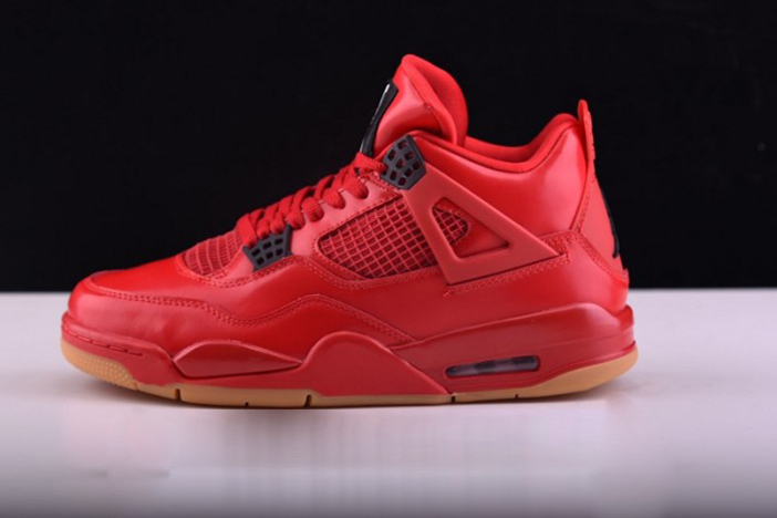 Air Jordan 4 Fire Red Gum Singles Day AV3914-600